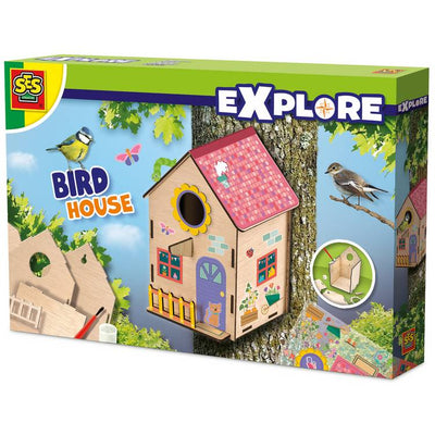 Argos SES Creative Birdhouse Multicolour Wooden Craft Kit- Buy online at McGrocer