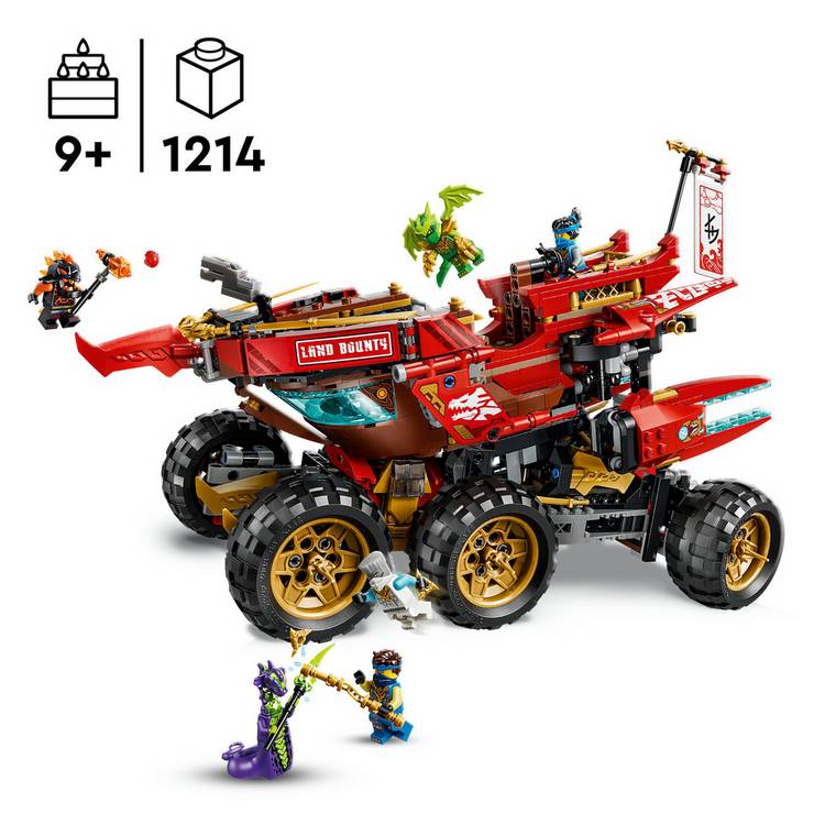 LEGO Ninjago Land Bounty building toy, imported from the UK