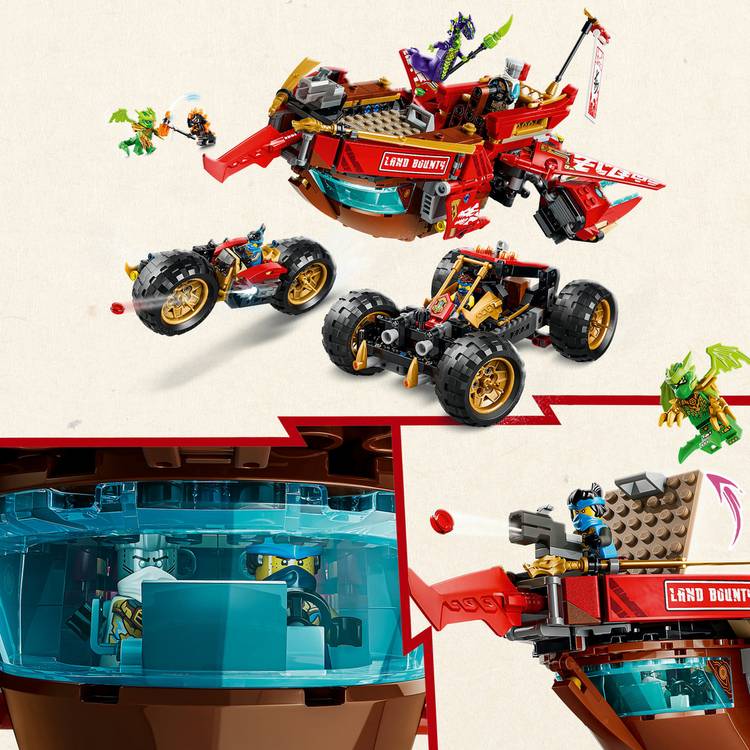 LEGO Ninjago Land Bounty building toy, imported from the UK