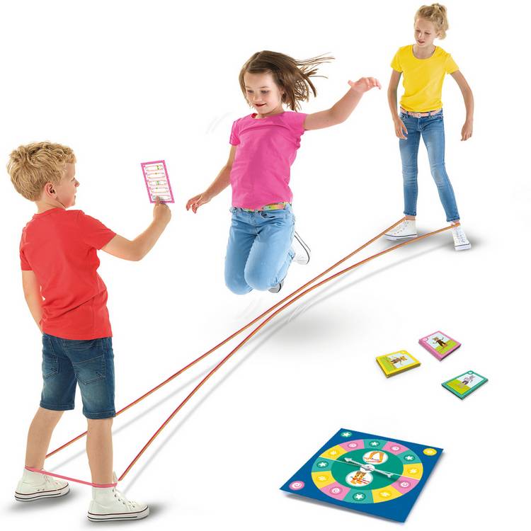 SES Creative Jump Animals French skipping game multicolour (British brand)