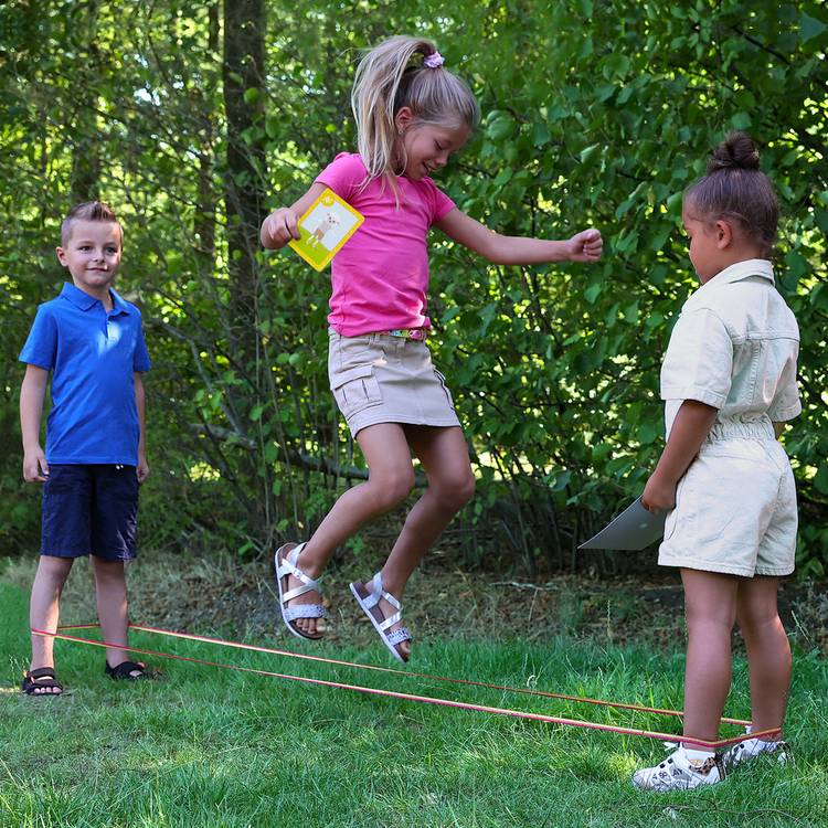 SES Creative Jump Animals French skipping game multicolour (British brand)