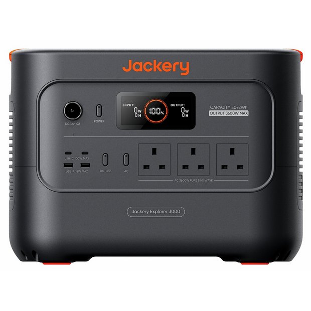 Jackery Explorer 3000 V2 portable power station 3,072Wh - British product