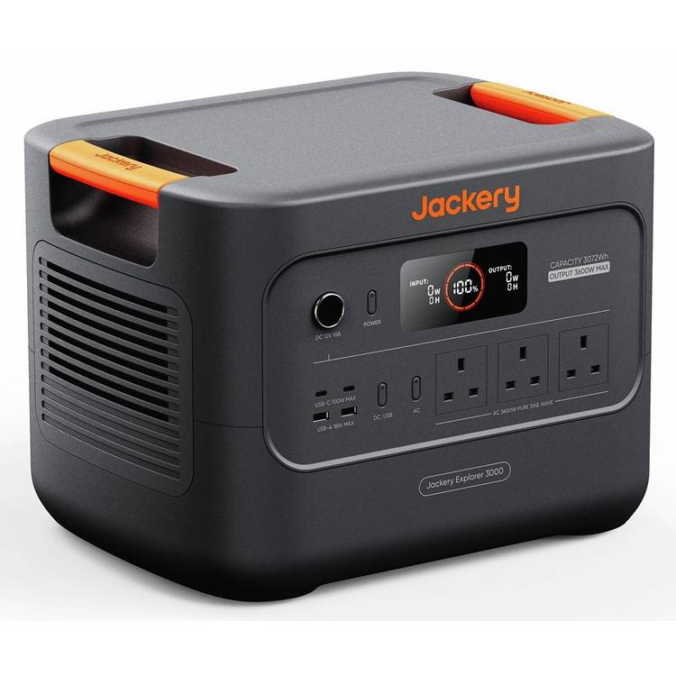 Jackery Explorer 3000 V2 portable power station 3,072Wh - British product