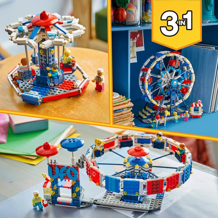 LEGO Creator 3 in 1 Ferris Wheel building toy 916 pieces, imported from the UK