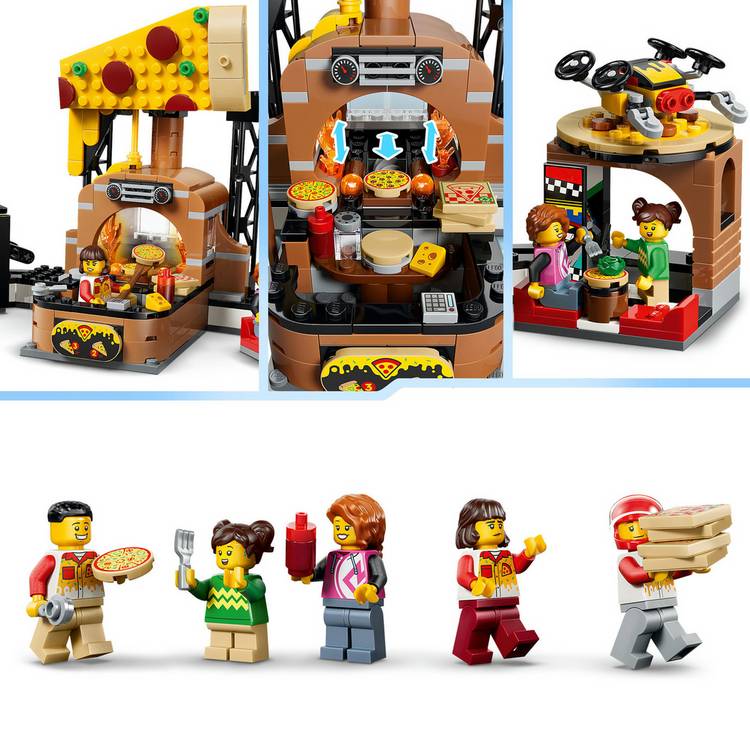 LEGO City Pizza Delivery playset 494 pieces - British product