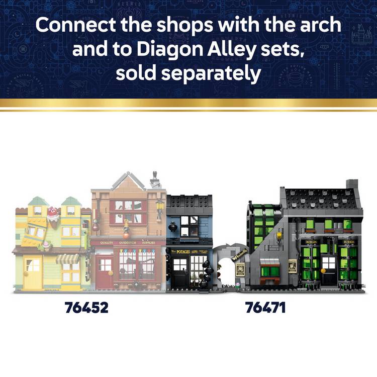 LEGO Harry Potter Knockturn Alley building set 788 pieces (British brand)