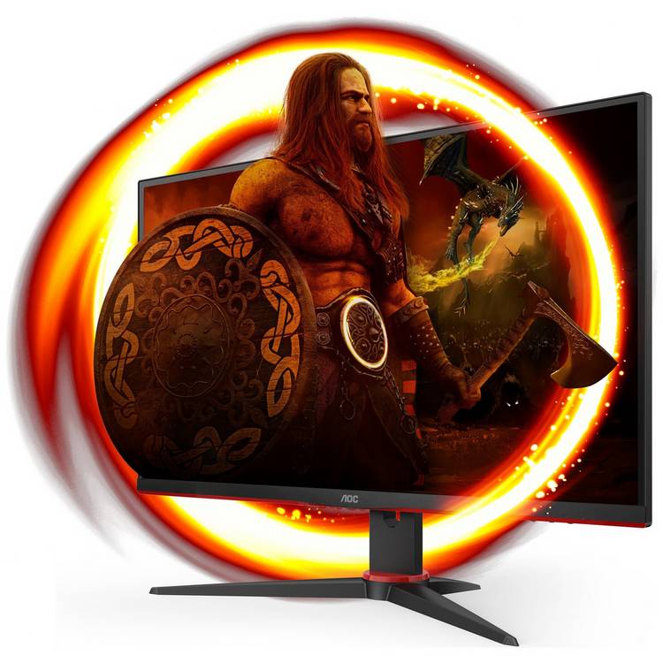 AOC Q27G2EBK 27-inch QHD gaming monitor, imported from the UK