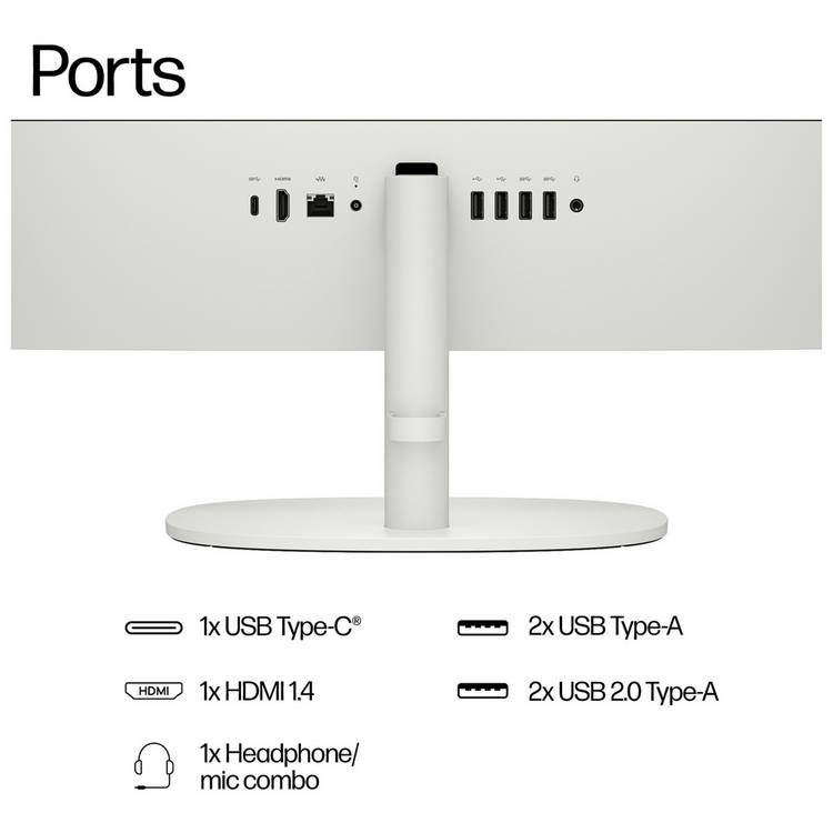 HP all-in-one PC 22-dg0007na 21.45in - British product