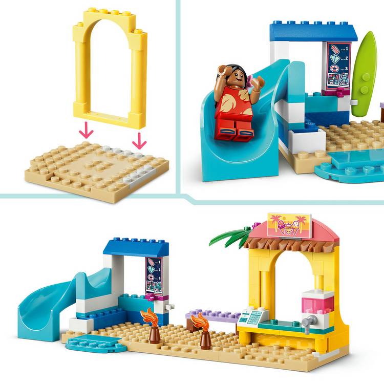 LEGO Lilo & Stitch Beach Fun building set 113 pieces, imported from the UK