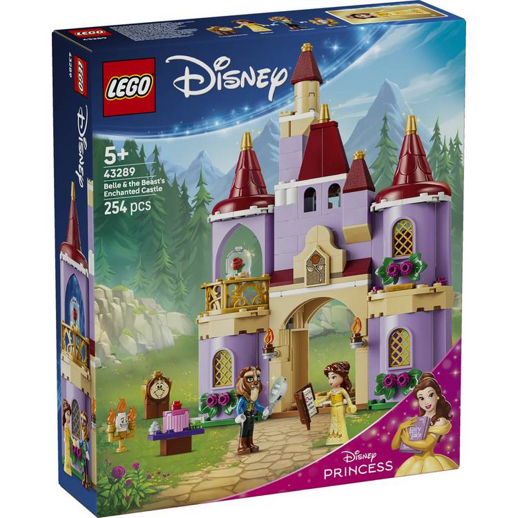 LEGO Disney Princess Belle castle building set 43289, imported from the UK