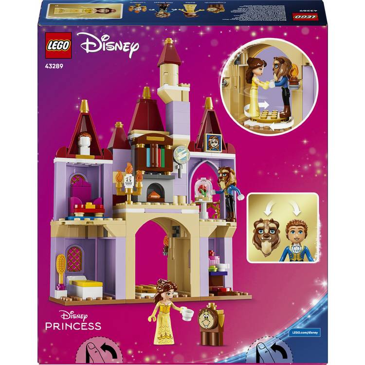LEGO Disney Princess Belle castle building set 43289, imported from the UK