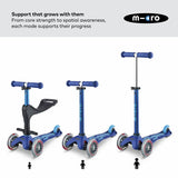 Micro Scooters 3 in 1 toddler scooter blue (British brand)