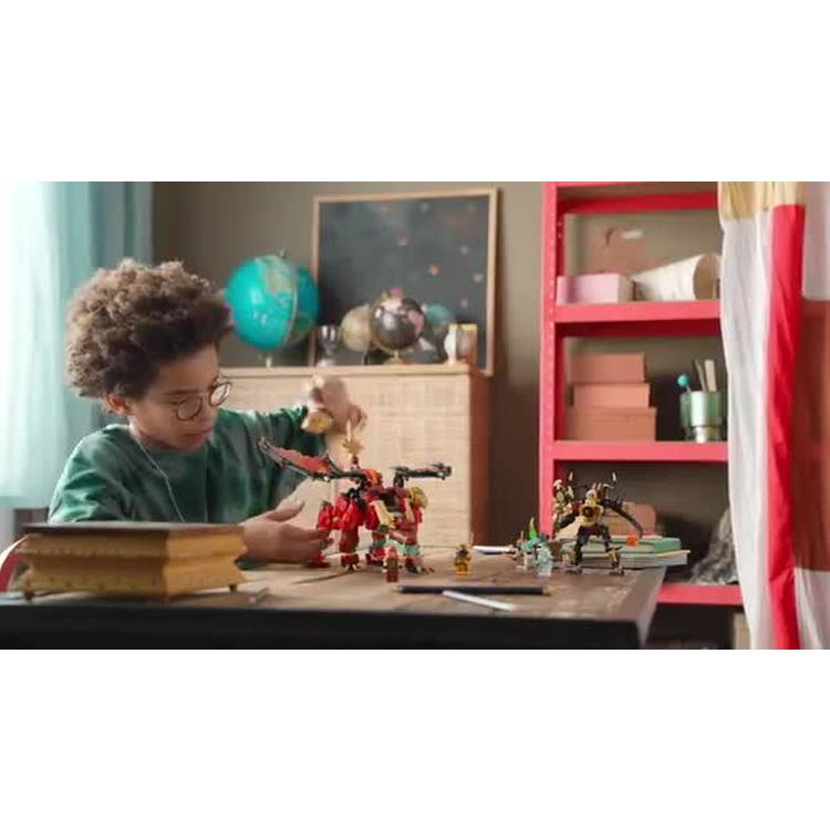 LEGO NINJAGO Wyldfyre's Dragon Mech 821 pieces (British brand)
