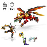LEGO NINJAGO Wyldfyre's Dragon Mech 821 pieces (British brand)