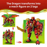 LEGO NINJAGO Wyldfyre's Dragon Mech 821 pieces (British brand)