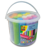 Argos SES Creative 22 Pieces Playground Chalk Bucket - Multicolour- Buy online at McGrocer