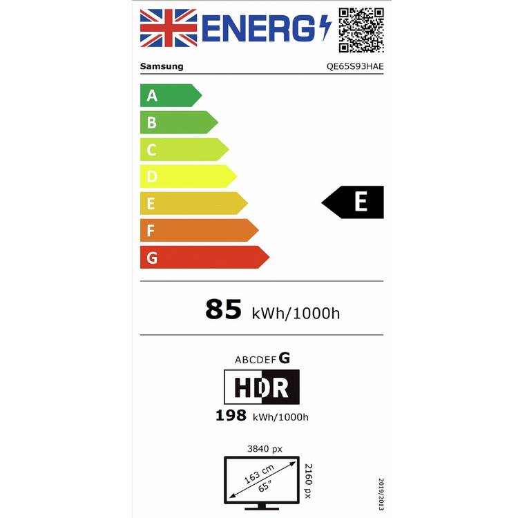 Samsung 65 inch OLED 4K HDR TV - British product