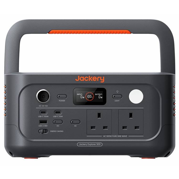 Jackery Explorer E500 V2 portable power station 512Wh (British brand)