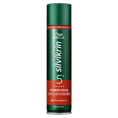 Wella Silvikrin Power Hold Hairspray 400ml (British brand)