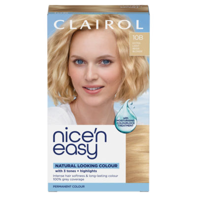 Clairol Nice'n Easy Hair Dye 10B Beige Blonde - British product