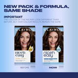 Clairol Nice n Easy hair dye dark brown 4, UK version