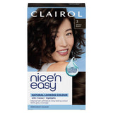 ASDA Clairol Nice'n Easy Permanent Hair Dye 3 Brown Black- Buy online at McGrocer