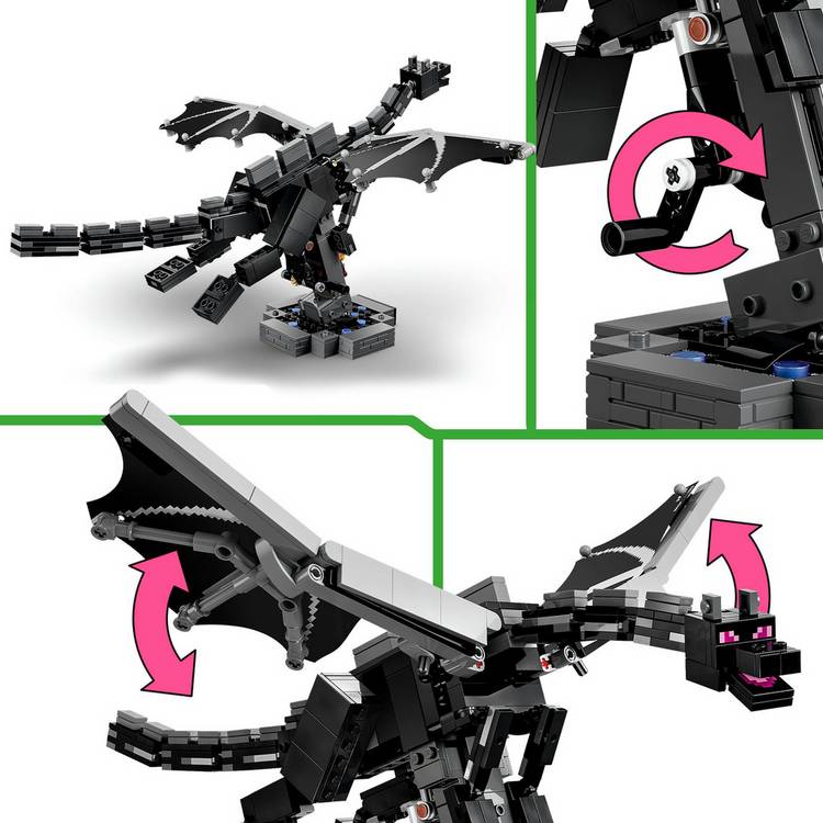 LEGO Minecraft Ender Dragon building toy 710 pieces (British brand)