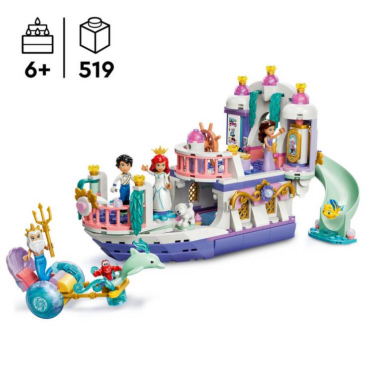 LEGO Disney Ariel's Royal Wedding Boat set 519 pieces - British product
