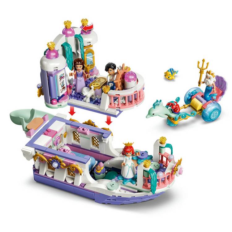 LEGO Disney Ariel's Royal Wedding Boat set 519 pieces - British product