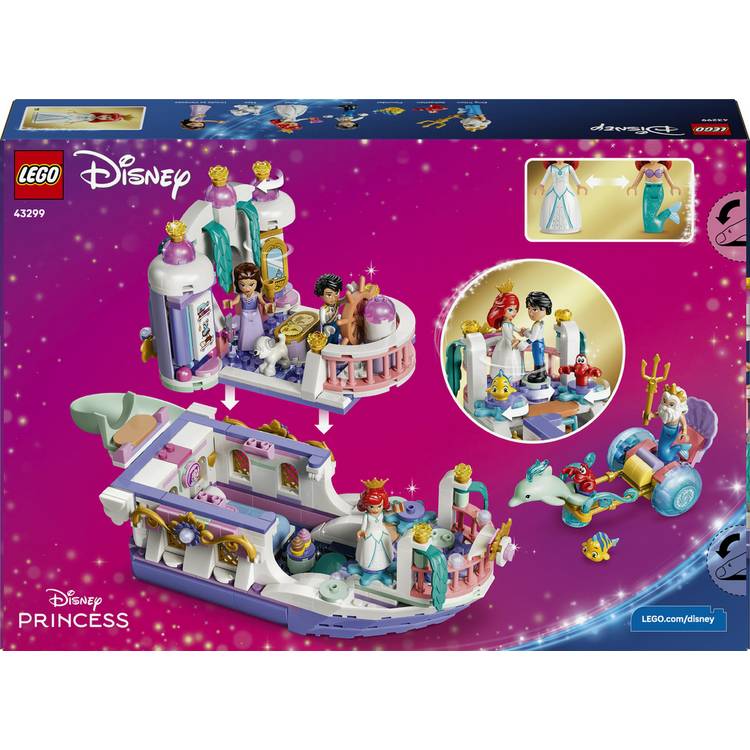 LEGO Disney Ariel's Royal Wedding Boat set 519 pieces - British product