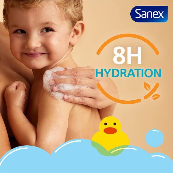 Sanex Zero% Nourishing Baby Bath Foam Shampoo 450ml (British brand)