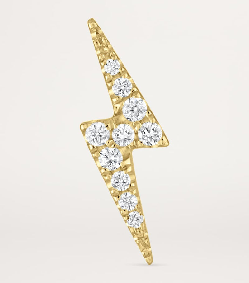 Maria Tash diamond lightning bolt earring 11mm - British product