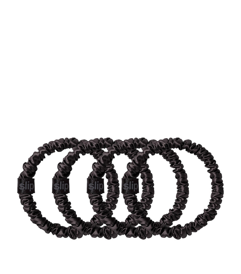 Slip Pure Silk Skinny Scrunchies Set of 4 (British brand)