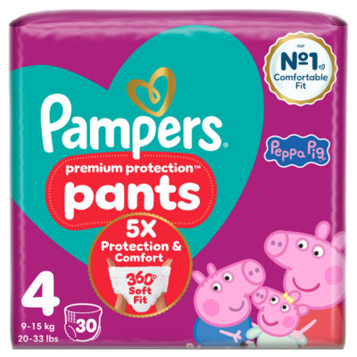 ASDA Pampers Premium Protection Nappy Pants Size 4- Buy online at McGrocer