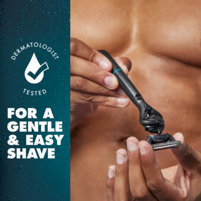 Gillette Body and Intimate Pubic Razor Cartridges 4 Razor Blade Refills, UK version