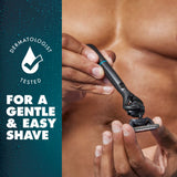 Gillette Body and Intimate Pubic Razor Cartridges 4 Razor Blade Refills, UK version