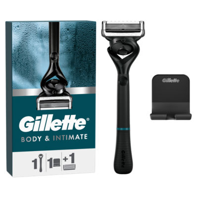 Gillette Body Razor for men with handle and blade refill, UK version