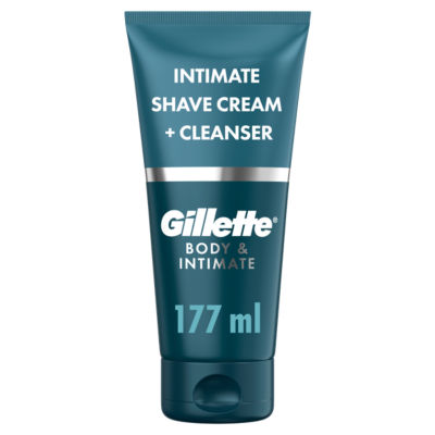 Gillette Pubic Shave Cream and Cleanser 150 ml - British product