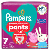 ASDA Pampers Premium Protection Nappy Pants Size 7 21 Count Baby Pants- Buy online at McGrocer
