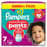 Pampers Premium Protection Pants Size 7, 40 Nappies,PeppaPig