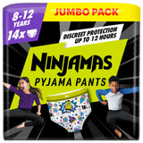 ASDA Pampers Ninjamas Pyjama Pants Spaceships Bedwetting Protection 14 Count- Buy online at McGrocer