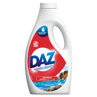 Daz Whites & Colours laundry detergent 1.551L, UK version