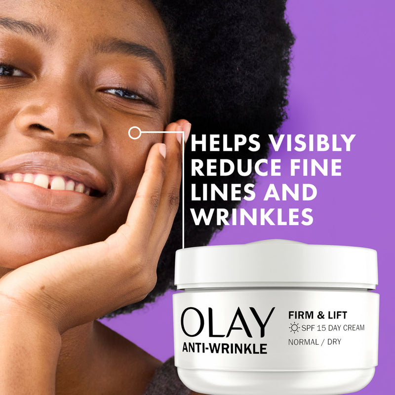 Olay Anti-Wrinkle Firm & Lift Day Cream SPF15 50ml, imported from the UK