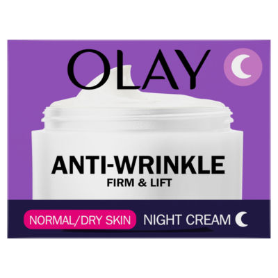 ASDA Olay Anti-Wrinkle Firm & Lift Night Cream 50ml- Buy online at McGrocer