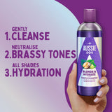 Aussie SOS Blonde & Hydrate purple shampoo 300ml (British brand)