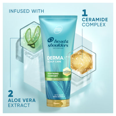 Head & Shoulders DermaXPro conditioner 220ml with aloe vera, UK version
