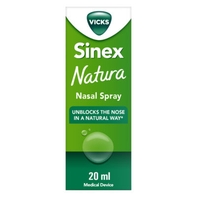 Vicks Natura Decongestant Nasal Spray 20ml (British brand)