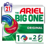 ASDA Ariel Big One Pods Original Washing Capsules 21- Buy online at McGrocer