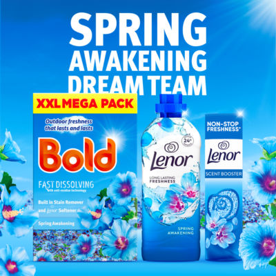 Bold Spring Awakening laundry detergent 44 washes, UK version