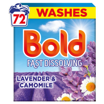 Bold liquid powder laundry detergent 72 washes 3.6kg, UK version